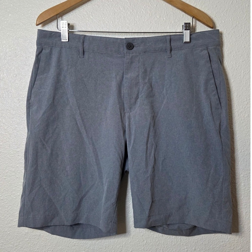 Tommy Bahama Gray Performance Shorts Mens 36 Golf Coastal Preppy